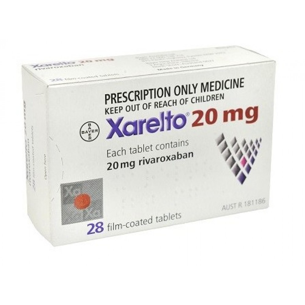 Ксарелто таблетки 20 мг