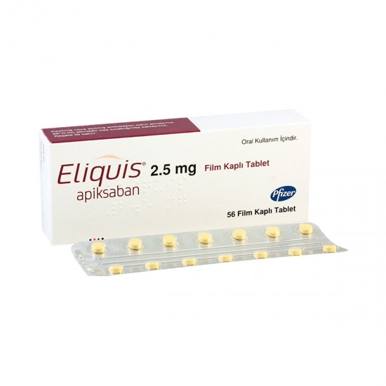 Eliquis 2.5 mg 56 tablets