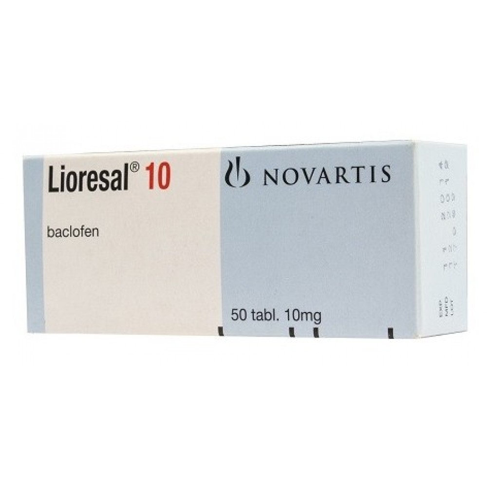 Lioresal 10mg 50 tabs - Resal Bracalet